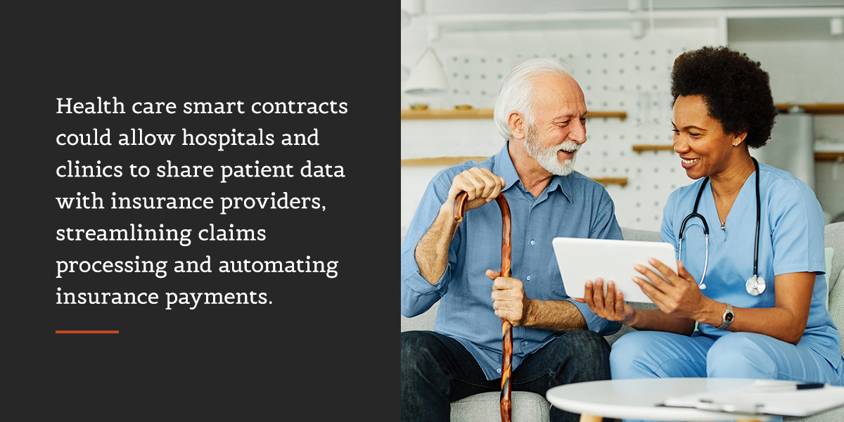 Smart contracts for the healthcare system