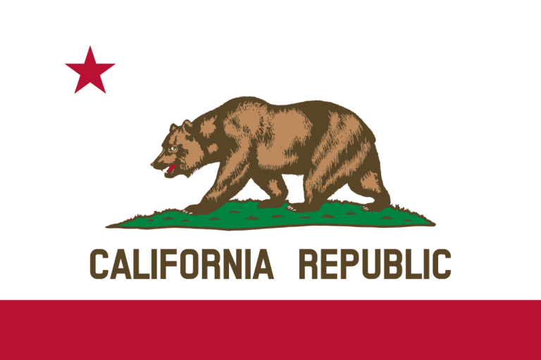 加州共和国的旗帜