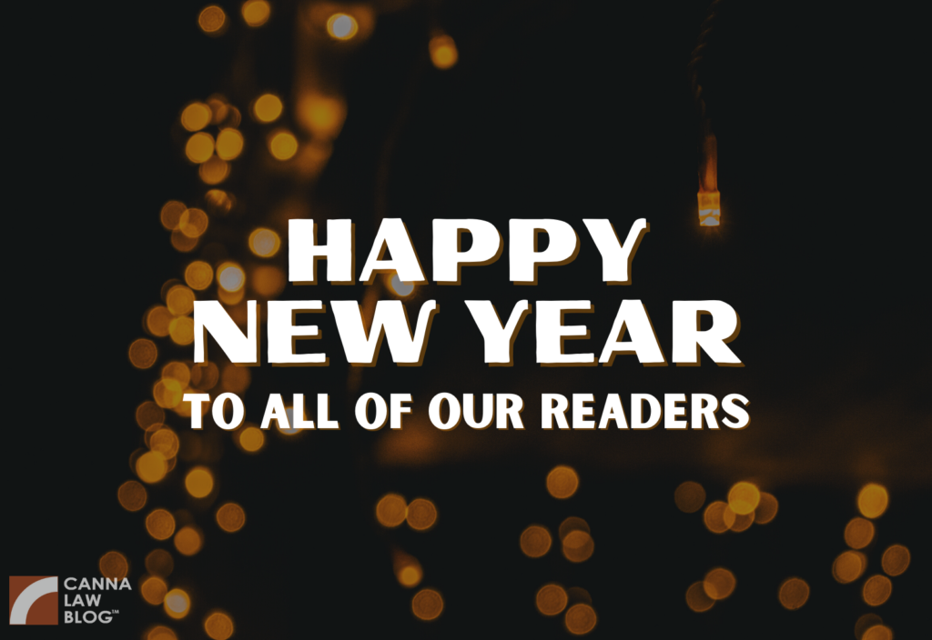 Happy New Year from Canna Law Blog!