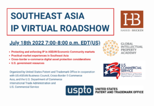 Roadshow virtual sobre IP en el Sudeste Asiático