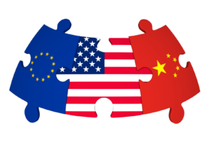 Derecho de marcas de la UE, China y EE.UU.