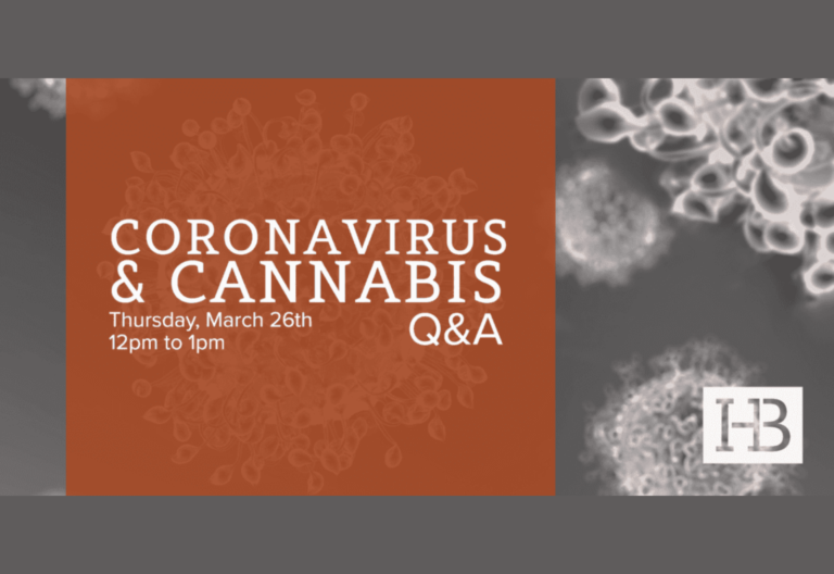 COVID-19 Coronavirus cannabis