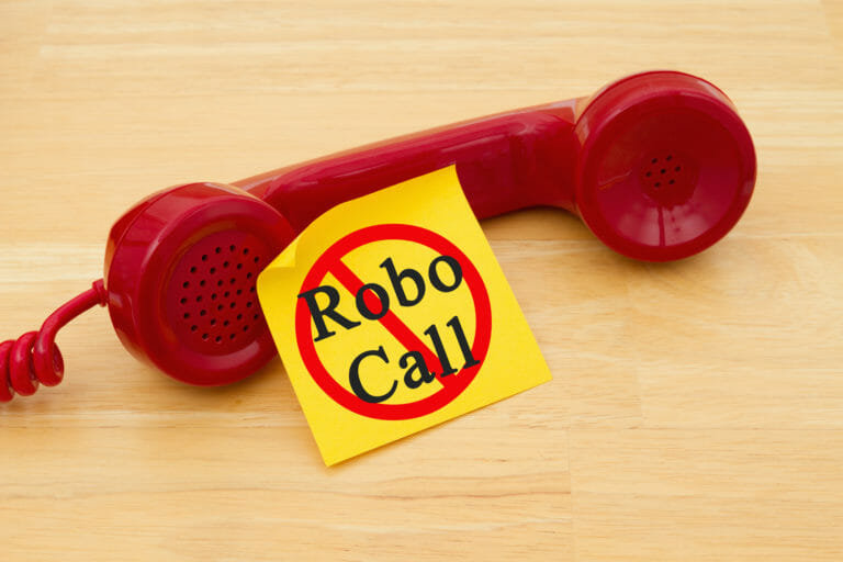 Red phone with no robo call sign