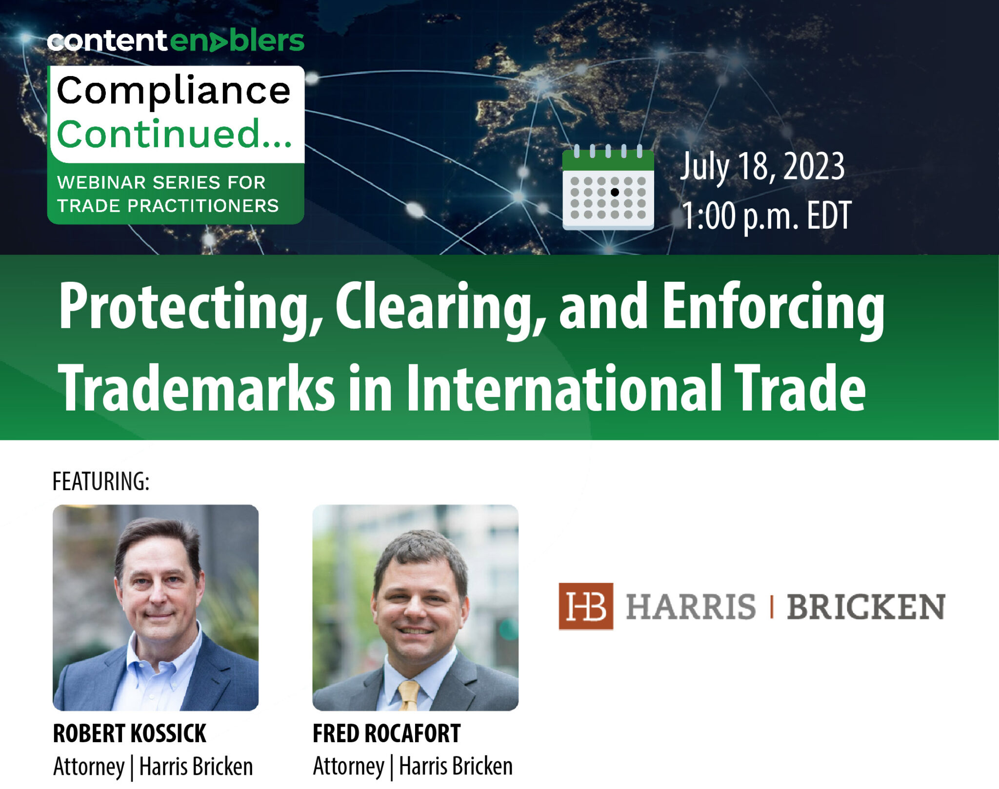 Protecting, Clearing, and Enforcing Trademarks in International Trade