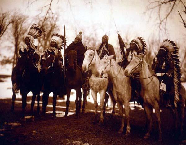 Photo by Edward Curtis, of tribal leaders