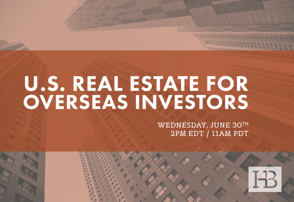 U.S. Real Estate for Overseas Investors Video