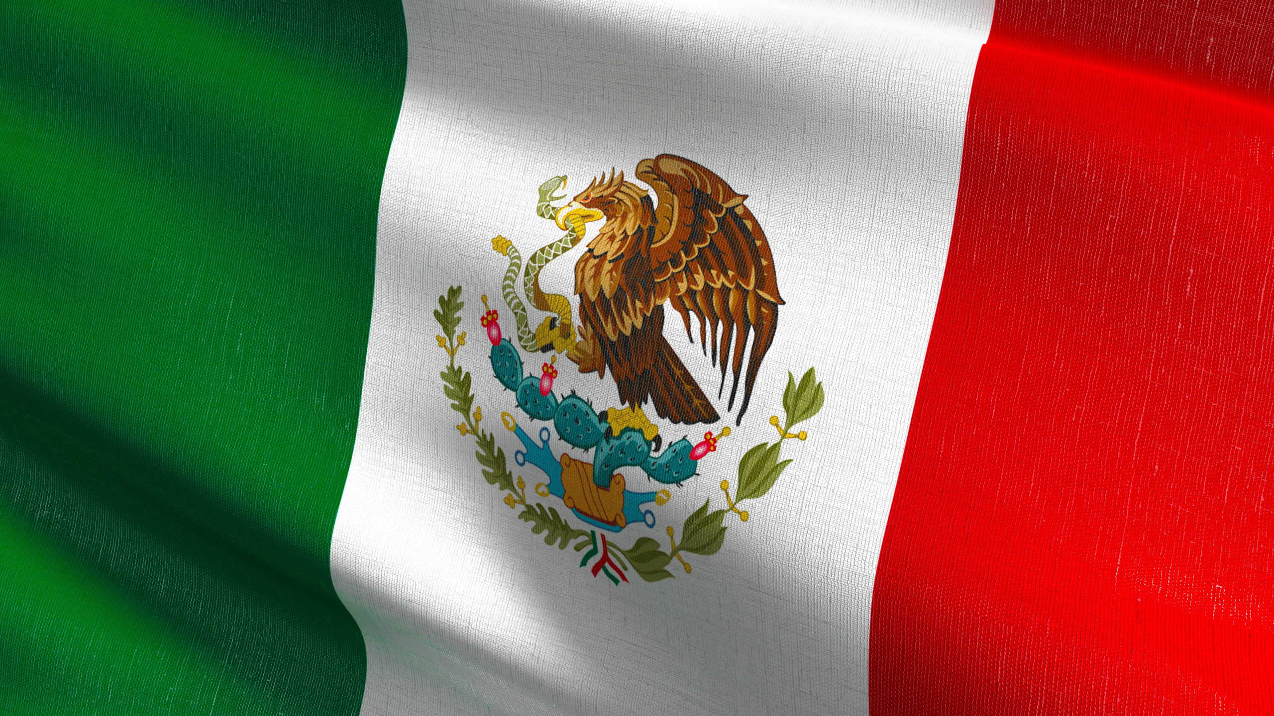 Nationalflagge von Mexiko