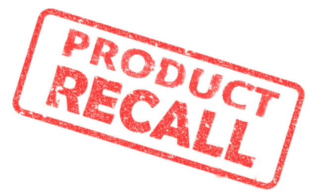 Cannabis product recall